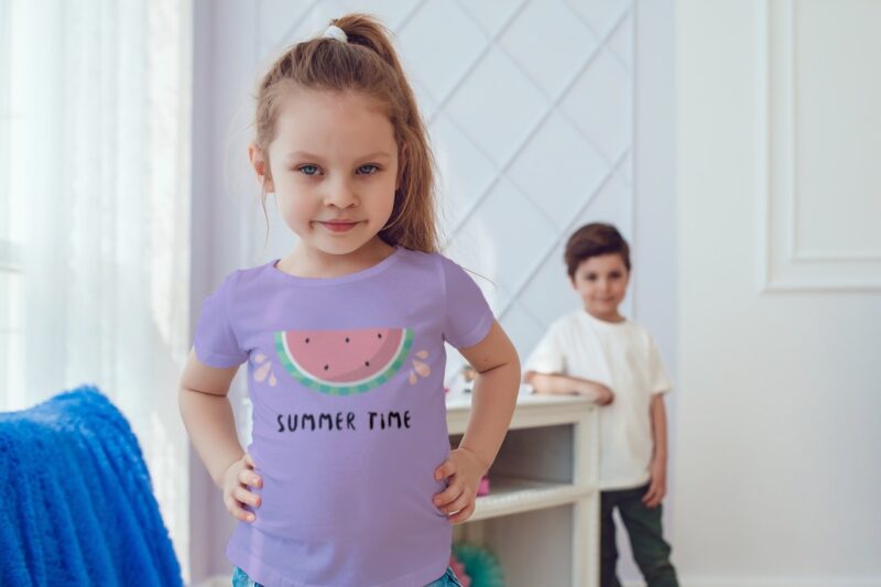 Kids Printed Round Neck Half Sleeve T-Shirt | Casual Graphic Tee | Summer - Image 3