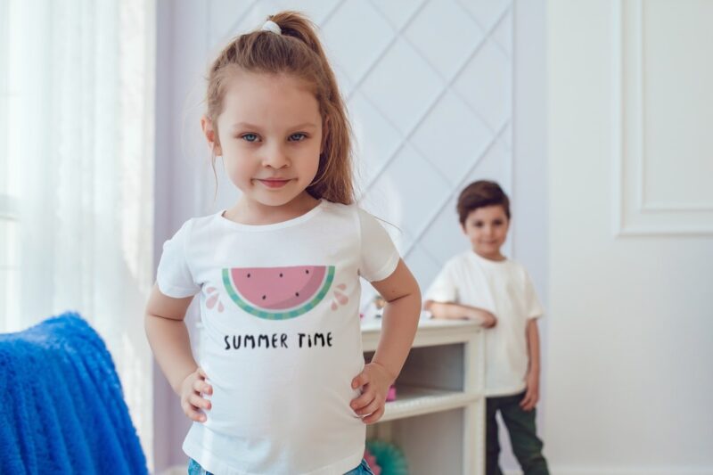 Kids Printed Round Neck Half Sleeve T-Shirt | Casual Graphic Tee | Summer - Image 2